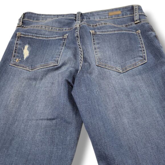 Kut From The Kloth Adele Slouchy Boyfriend Jeans Size 4 W29xL22.5 Cuffed Altered - Picture 5 of 7